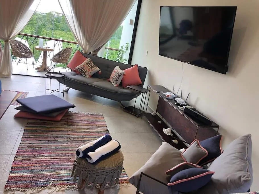Near Beach+Jungle Views. King Bed+220 Megs+2 Bikes Tulum Mexikó