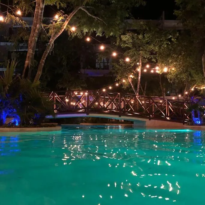 Near Beach+Jungle Views. King Bed+220 Megs+2 Bikes Tulum Apartmán