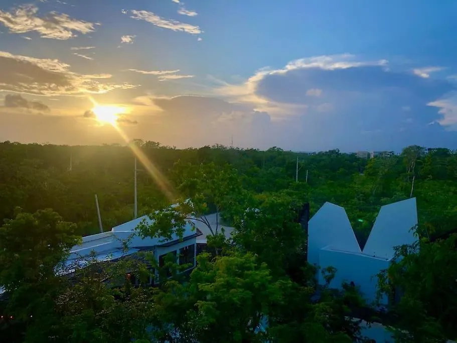 Apartmán Near Beach+Jungle Views. King Bed+220 Megs+2 Bikes Tulum