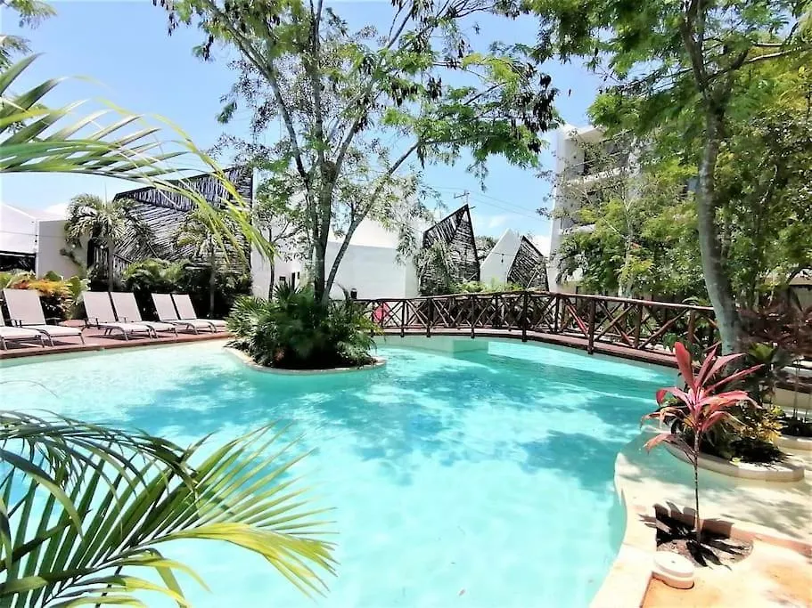 Apartmán Near Beach+Jungle Views. King Bed+220 Megs+2 Bikes Tulum Mexiko